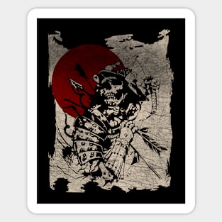 Japanese Dead Samurai Japan Warrior Swordsman Sticker